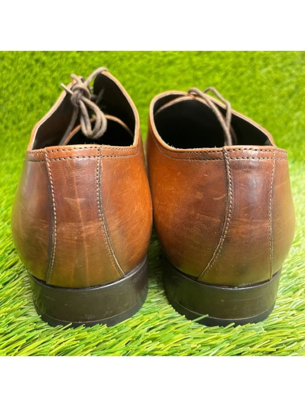 To Boot New York Anton Mens Size 11.5 Brown Classic Brogue Cap Toe Oxford Shoes